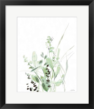 Framed Grasses II Print
