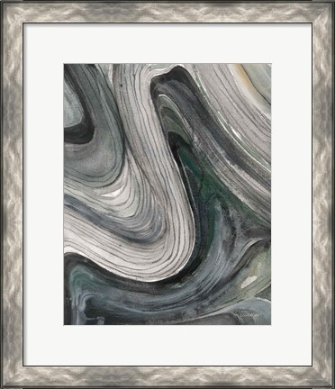 Framed Swirl II Print