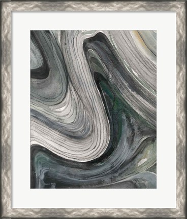 Framed Swirl II Print