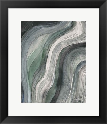 Framed Swirl I Print