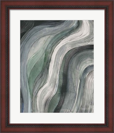 Framed Swirl I Print