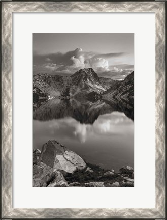 Framed Sawtooth Lake Sawtooth Mountains Idaho Print