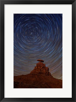 Framed Mexican Hat Start Trail Print