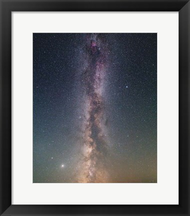 Framed Sky At Lone Rock Crop Print
