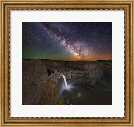 Framed Palouse Falls 3239 lite Print