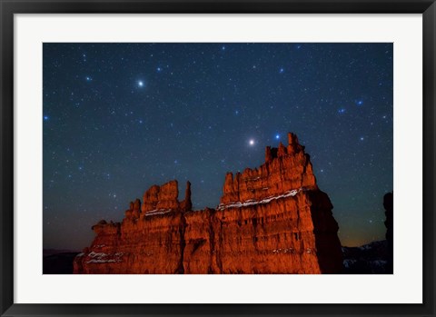 Framed Stars over the Fortress - Bryce Canyon Print