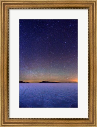Framed Stars over Salt Flats Print