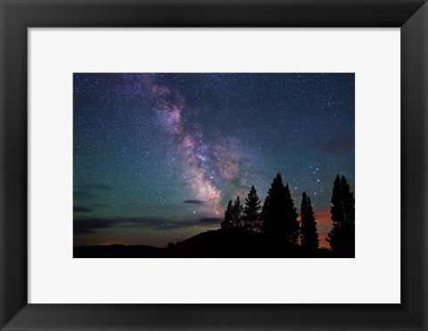 Framed Stars over Signal Mountain Print