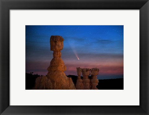 Framed Thors Hammer Comet Print