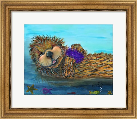 Framed Otter Print