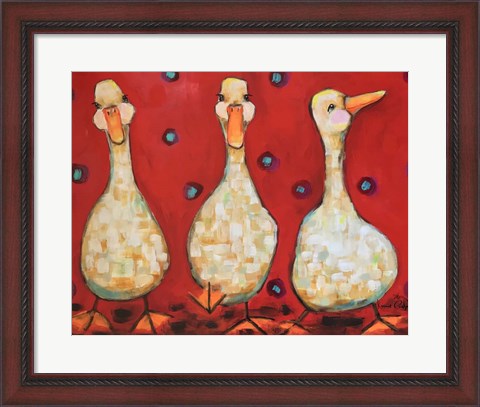 Framed 3 Ducks Print