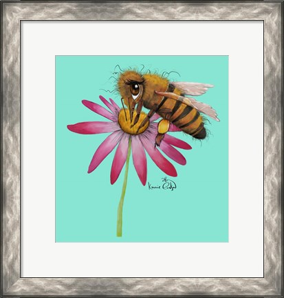 Framed Honey Bee Print
