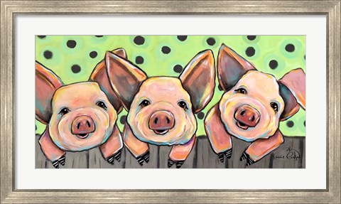 Framed Pig Pen Print