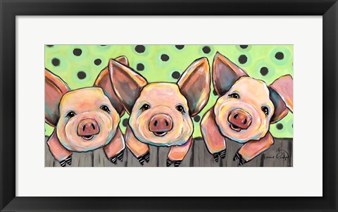 Framed Pig Pen Print