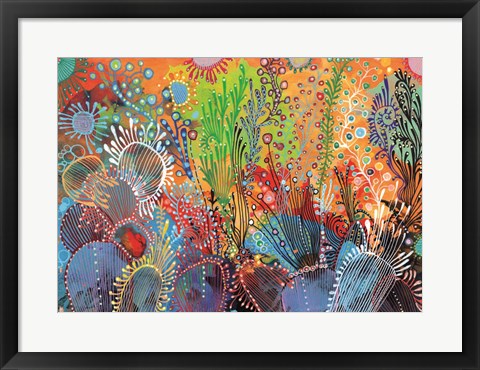 Framed Color Reef Print