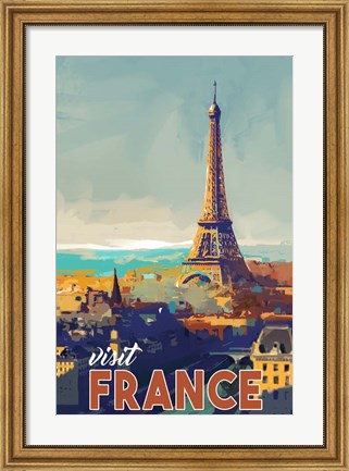 Framed Paris France Print
