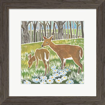 Framed Wild Woodland IV Print