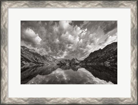 Framed Sawtooth Lake Reflection I Print