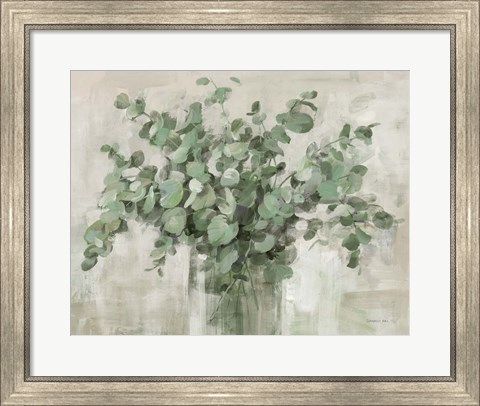 Framed Scented Eucalyptus Neutral Print