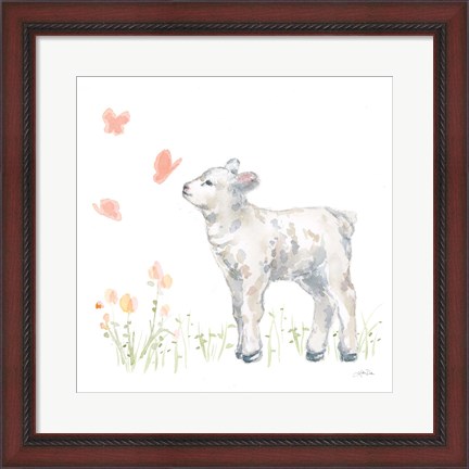 Framed Spring Lamb IV Print