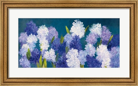 Framed Bold Hyacinth Crop Print