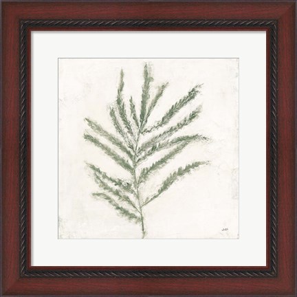 Framed Plantlife I Green Print