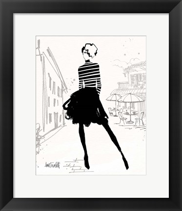 Framed City Style Sketches VII Print