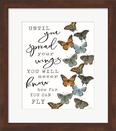 Framed Spread your Wings Print