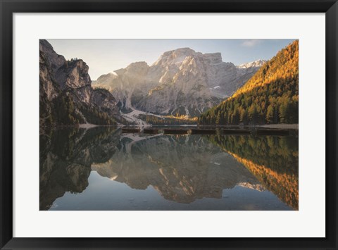Framed Mountain Reflections Print
