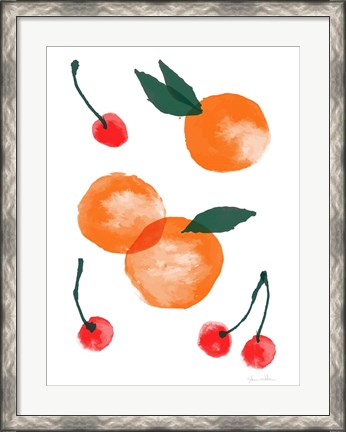 Framed California Fruit Print