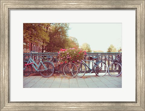 Framed Amsterdam Bikes No. 1 Print