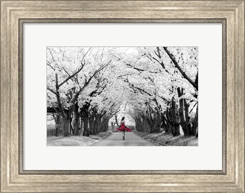Framed Sakura Girl Print