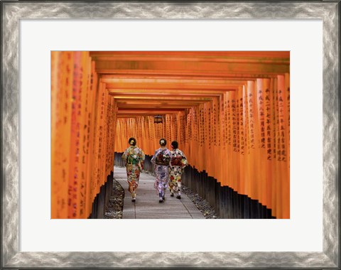 Framed Fushimi Inari Shrine, Kyoto Print