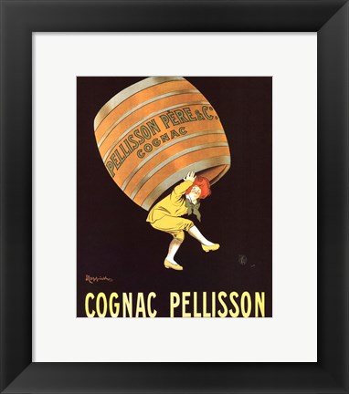 Framed Cognac Pellison Print