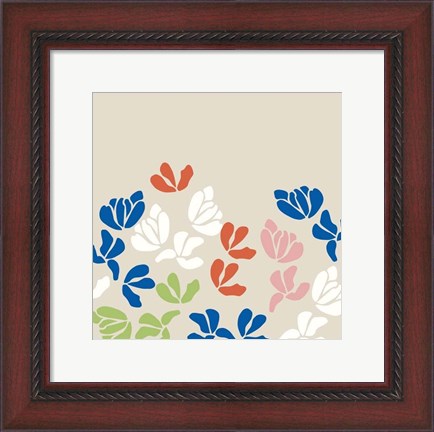 Framed Fleurs de Matisse III Print