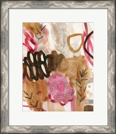 Framed Petals and Fronds Print