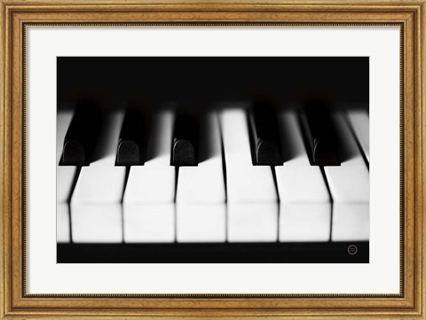 Framed Piano Lounge I Print