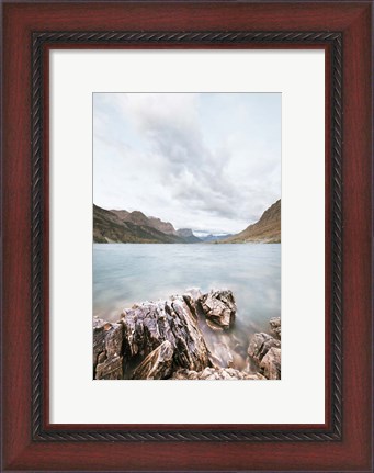 Framed Glacier Lake Print