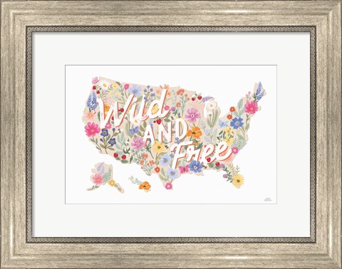 Framed Wild Meadow USA Print