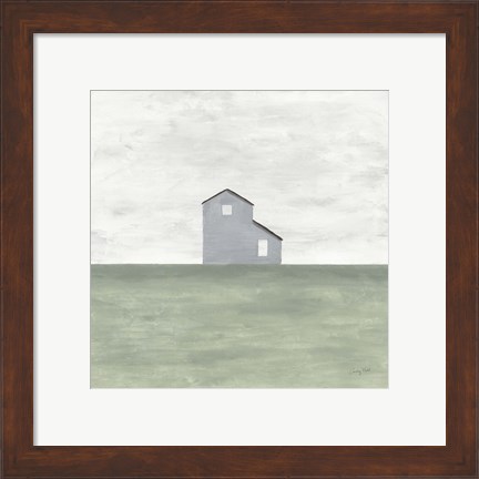 Framed Rural Simplicity I Print