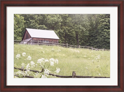 Framed Summer Farm I Print