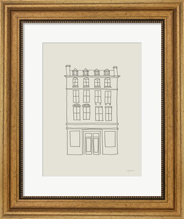 Framed Buildings of London II Print