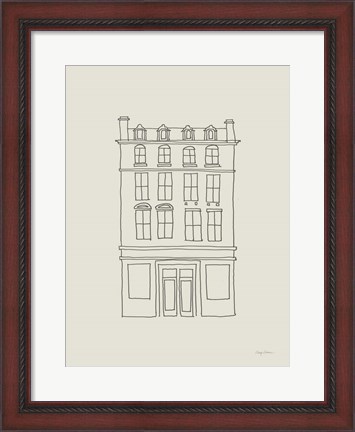Framed Buildings of London II Print