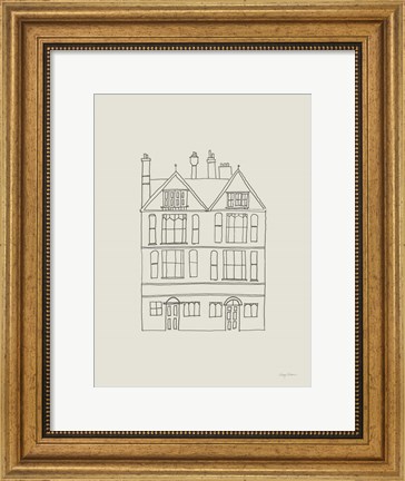 Framed Buildings of London I Print