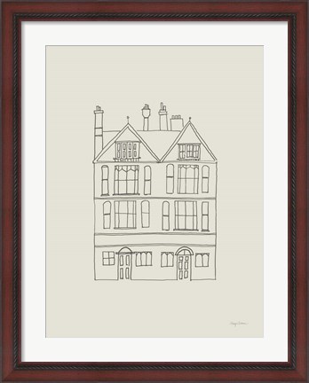 Framed Buildings of London I Print