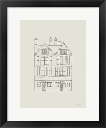 Framed Buildings of London I Print