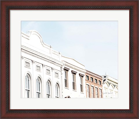 Framed Row Houses Print