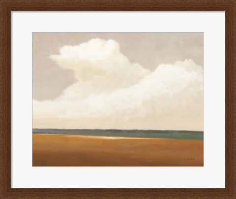 Framed Prairie Summer Terracotta Print