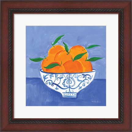 Framed Orange Still Life Print