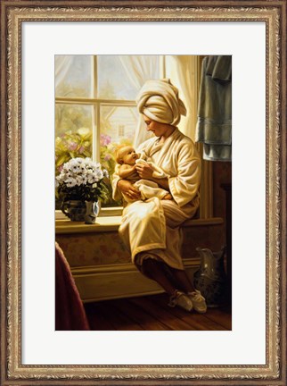 Framed Mother And Child Print